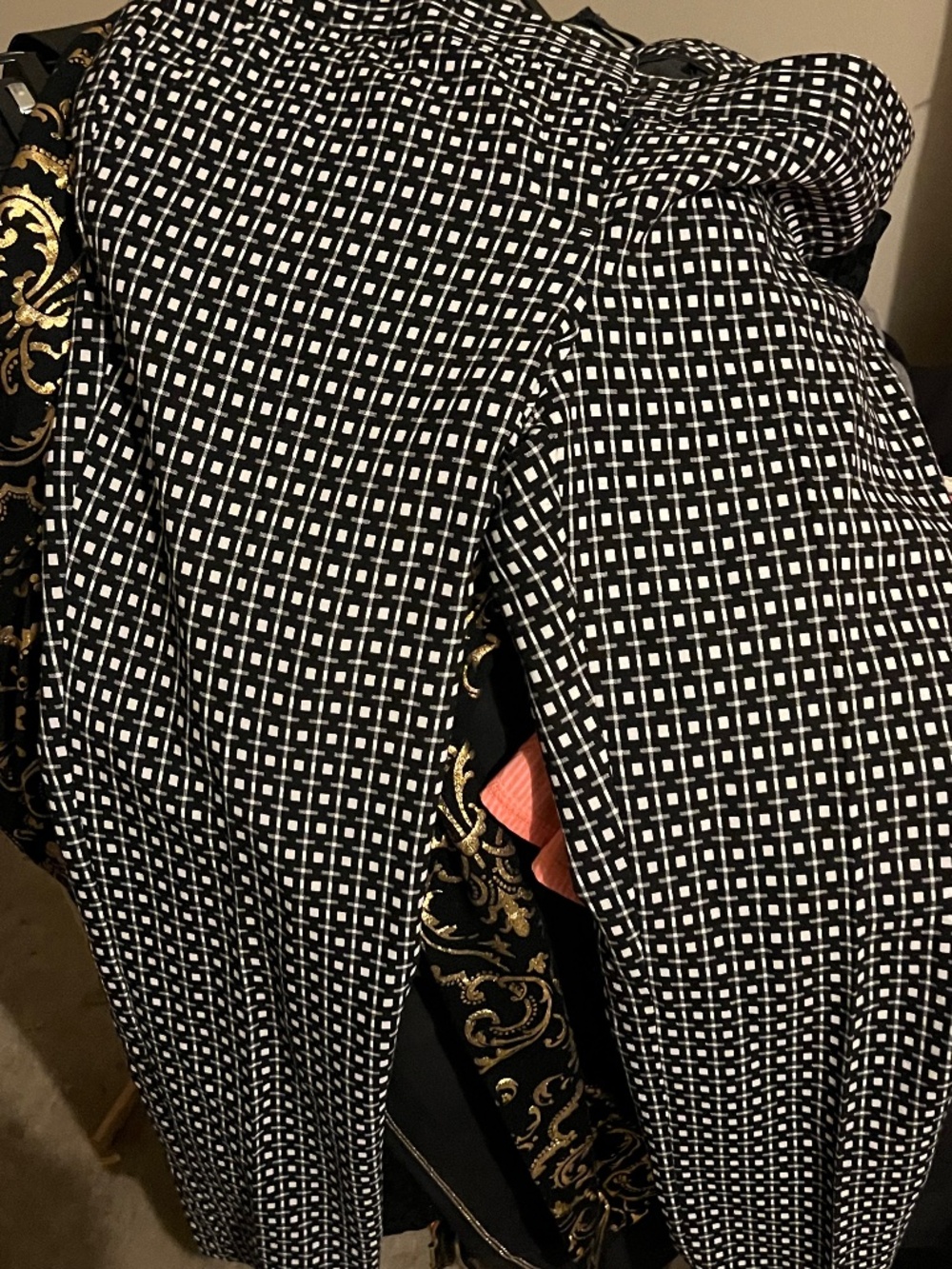 Express B&W pants